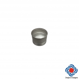 Tampa Alumínio 31 mm Prata 100 un. ml 31 mm