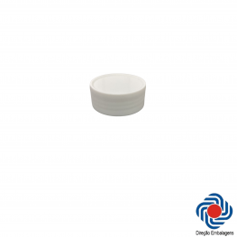 Tampa Frasco 176 Branca 100 un.