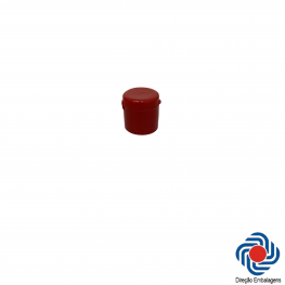 Tampa Flip-Top 18 mm Vermelha 100 un.