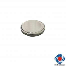 Tampa 63 mm Prata 100 un. 